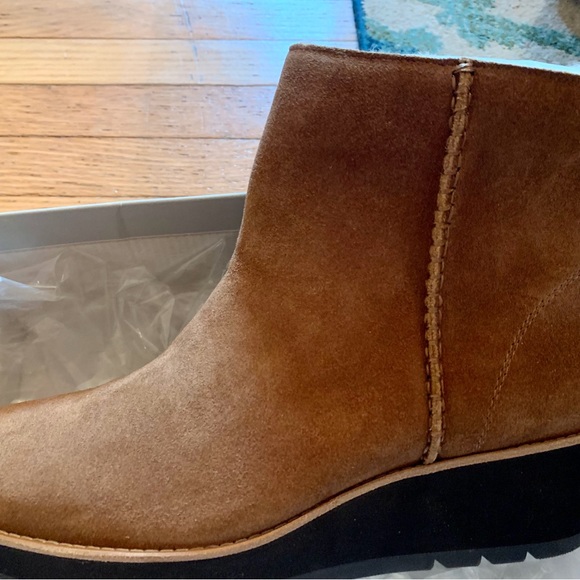 BNIB ABEO KALEIGH SUEDE BOOTS -Maple, Size 11, Neutral Footbed - Picture 6 of 13